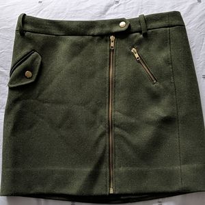 J Crew Moto Mini Skirt